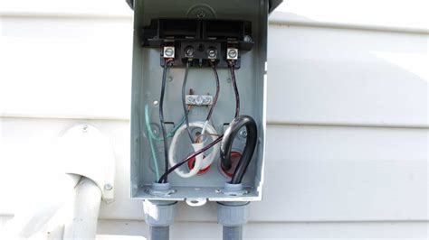 air conditioner junction box|wiring 60 amp disconnect box.